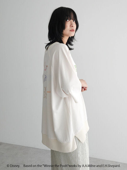 Green Parks「Winnie　the　Pooh/7分袖プルオーバー」|Tシャツ・カットソー|