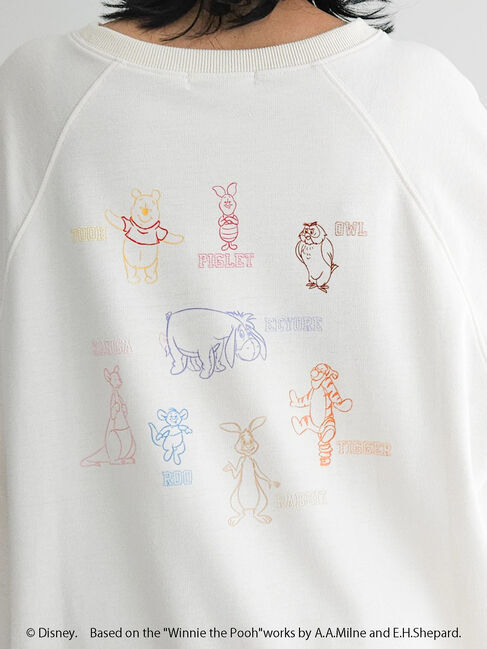 Green Parks「Winnie　the　Pooh/7分袖プルオーバー」|Tシャツ・カットソー|
