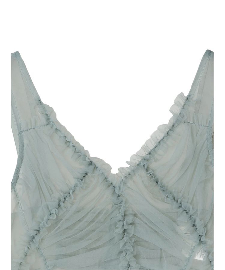 Green Parks「・ELENCARE　DUE　フリルチュールビスチェ」|Tシャツ・カットソー|