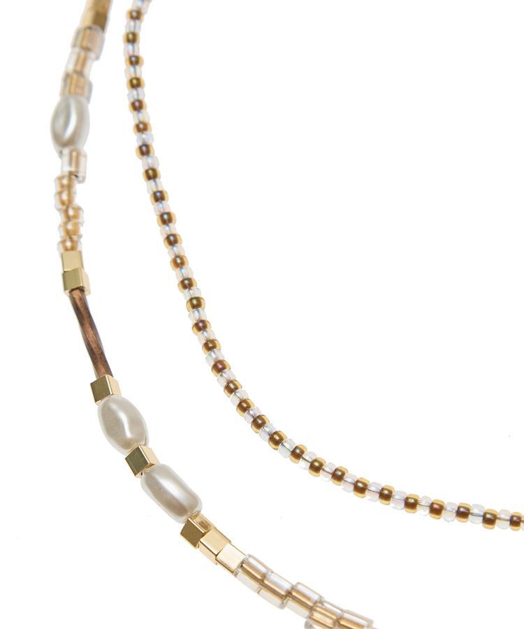 armonia「every walk.2点セットビーズMIXネックレス」|ネックレス|