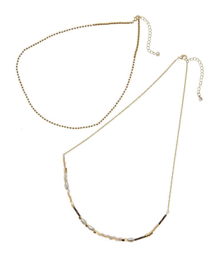 armonia「every walk.2点セットビーズMIXネックレス」|ネックレス|