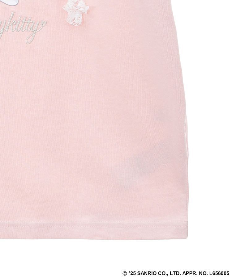 Green Parks「チャーミーキティ/レースリボンプリントTシャツ」|Tシャツ・カットソー|