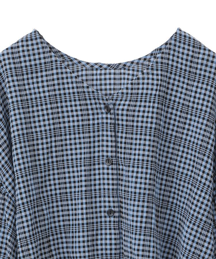 armonia「前後2way袖バルーンギンガムチェックブラウス」|シャツ・ブラウス|
