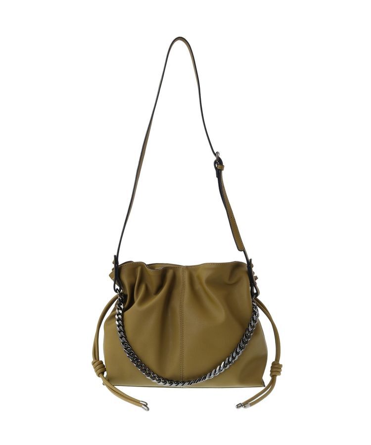 YECCA VECCA「【CLASSY.掲載】2wayチェーンギャザーバッグ」|ハンドバッグ|