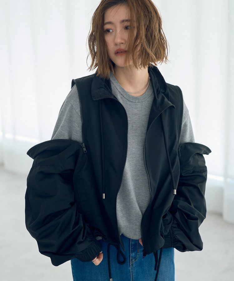 Editt by YECCA VECCA「マルチway ZIPブルゾン」|ブルゾン・スタジャン|