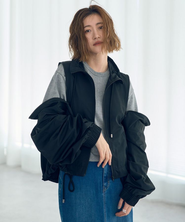 Editt by YECCA VECCA「マルチway ZIPブルゾン」|ブルゾン・スタジャン|