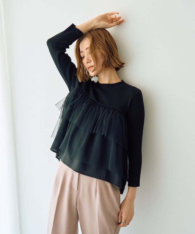 YECCA VECCA「ベアドッキングニット」|ニット・セーター|