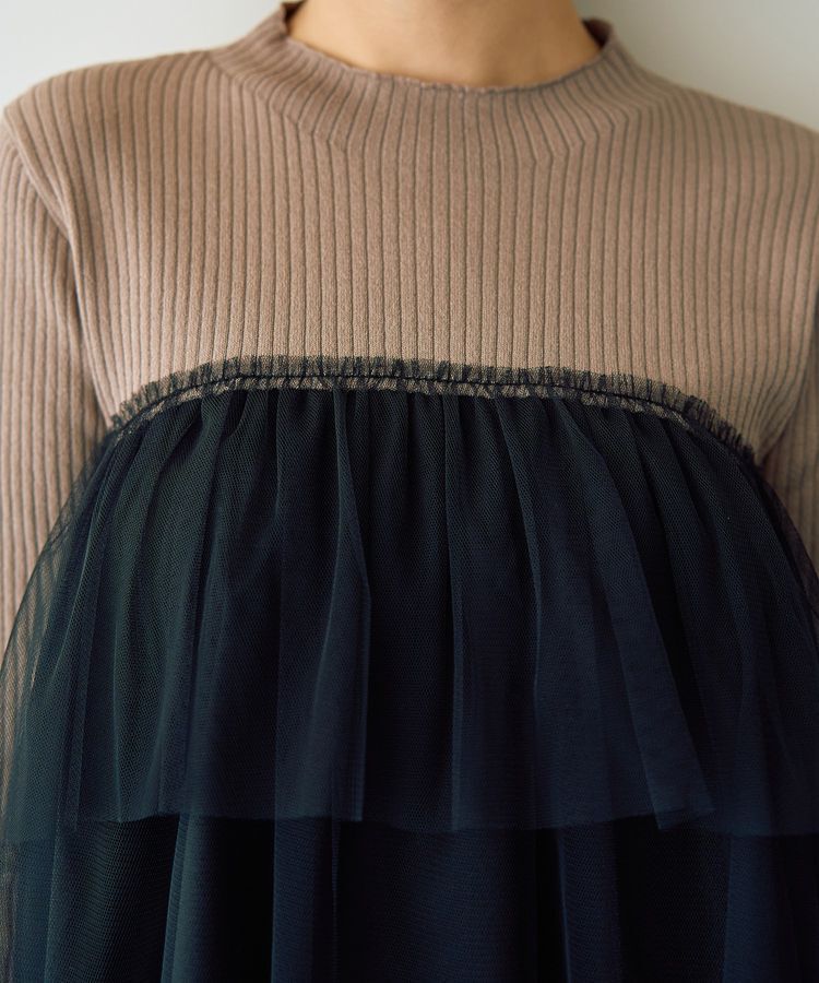 YECCA VECCA「ベアドッキングニット」|ニット・セーター|