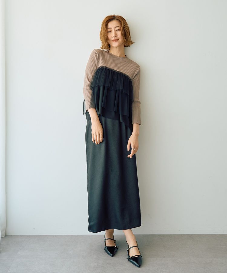 YECCA VECCA「ベアドッキングニット」|ニット・セーター|