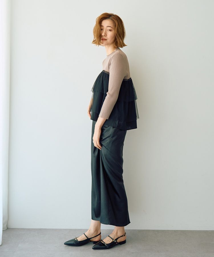 YECCA VECCA「ベアドッキングニット」|ニット・セーター|