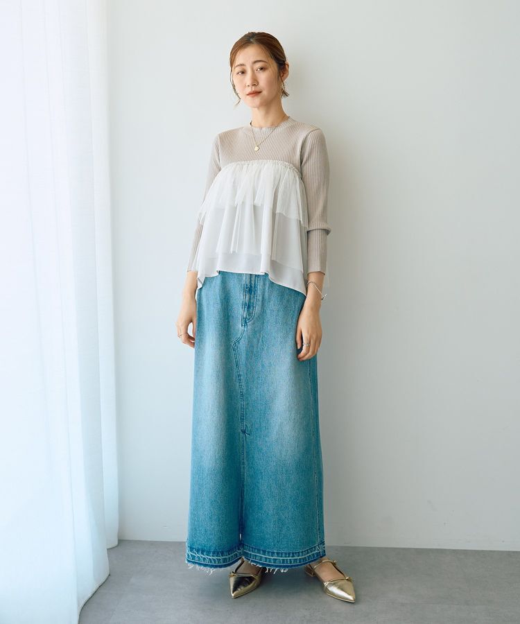 YECCA VECCA「ベアドッキングニット」|ニット・セーター|