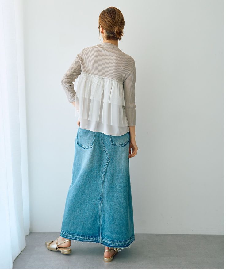 YECCA VECCA「ベアドッキングニット」|ニット・セーター|