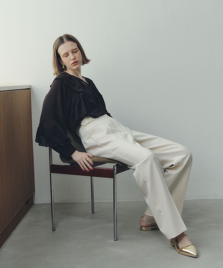 YECCA VECCA「サイドベルテッドパンツ」|その他|