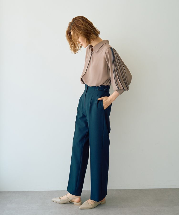 YECCA VECCA「サイドベルテッドパンツ」|その他|