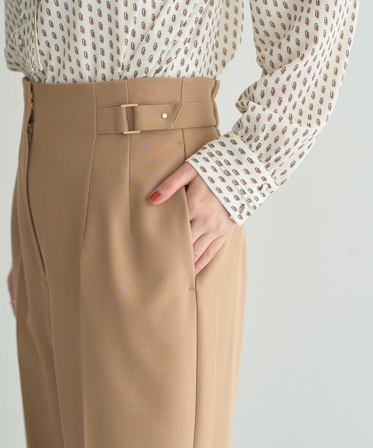 YECCA VECCA「サイドベルテッドパンツ」|その他|