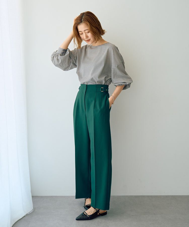 YECCA VECCA「サイドベルテッドパンツ」|その他|