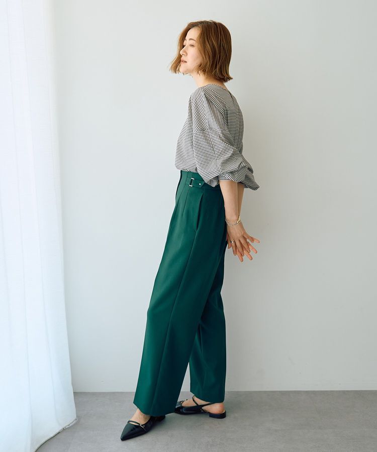 YECCA VECCA「サイドベルテッドパンツ」|その他|