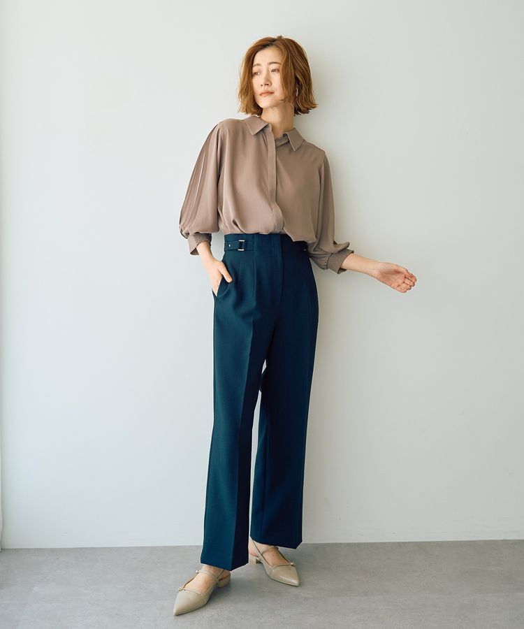 YECCA VECCA「サイドベルテッドパンツ」|その他|