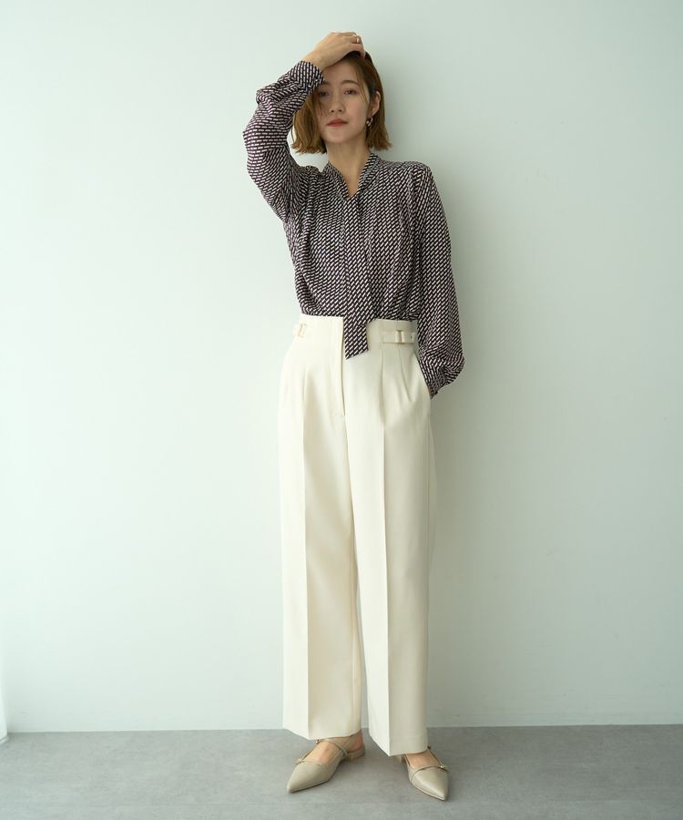 YECCA VECCA「サイドベルテッドパンツ」|その他|