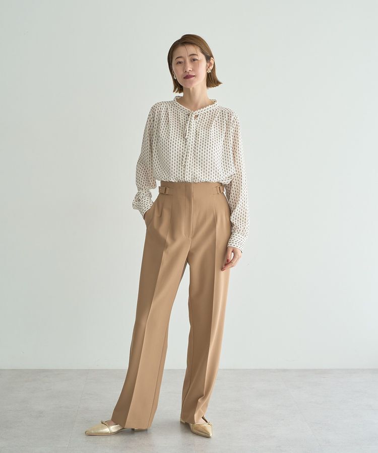 YECCA VECCA「サイドベルテッドパンツ」|その他|