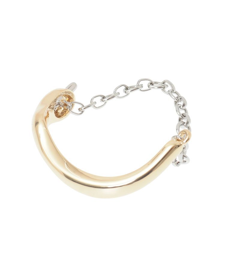 YECCA VECCA「ウェービーハーフバングルブレスレット」|ブレスレット・バングル|