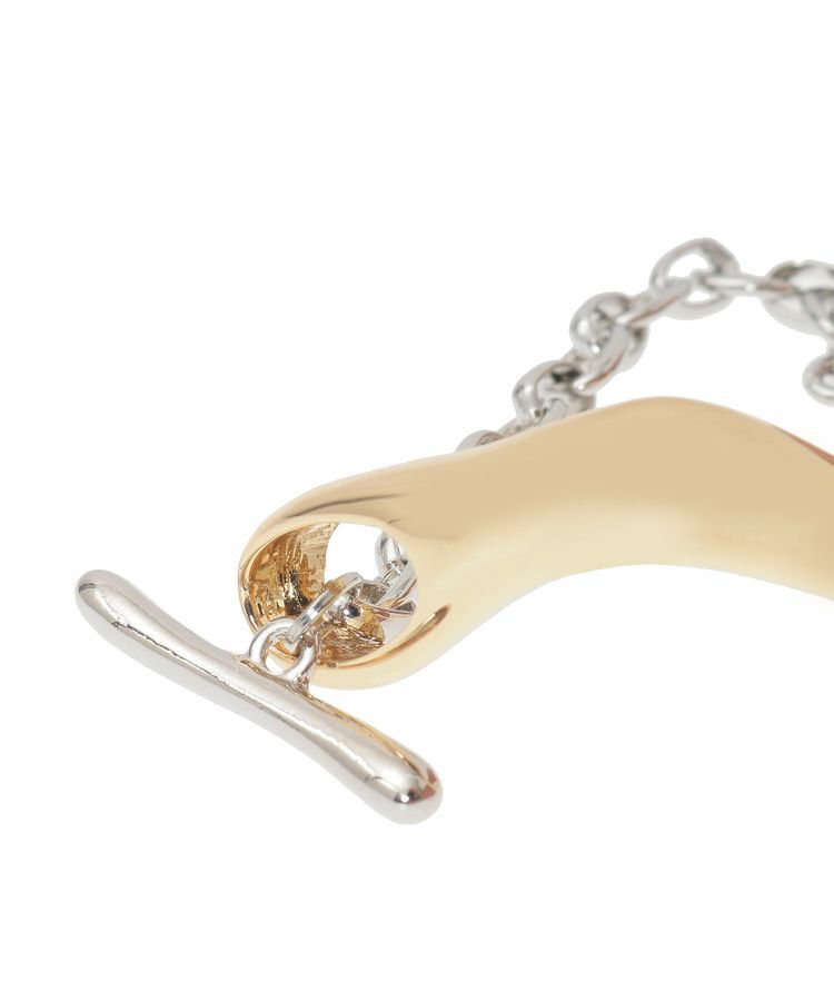 YECCA VECCA「ウェービーハーフバングルブレスレット」|ブレスレット・バングル|