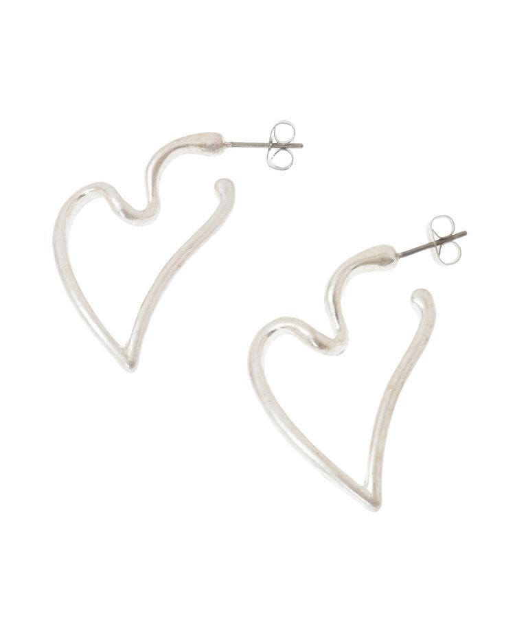 YECCA VECCA「ハートラインピアス」|ピアス|