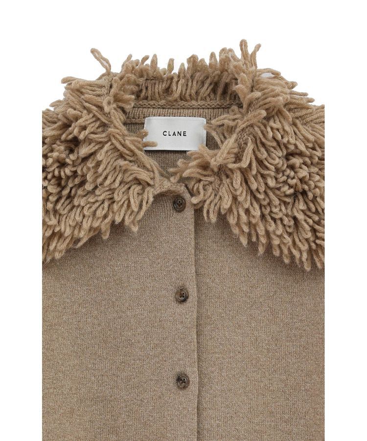 【a※】CLANE FRINGE TIGHT KNIT TOPS セール】FRINGE TIGHT KNIT TOPS（ニット/セーター）｜CLANE（クラネ