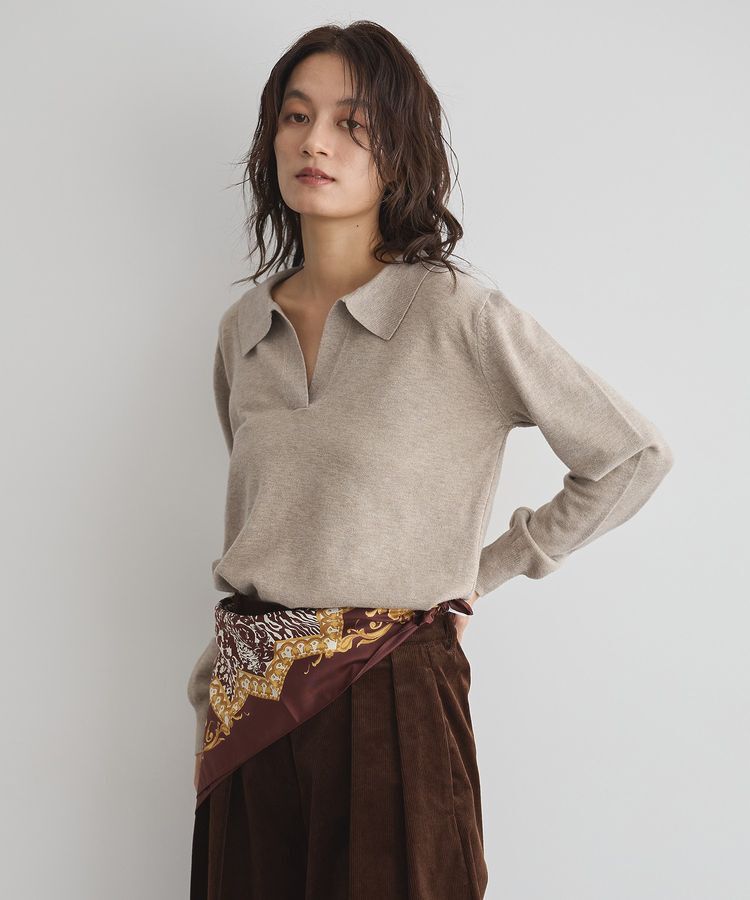 GARAGE OF GOOD CLOTHING「ポロ襟ニットプルオーバー」|ニット・セーター|