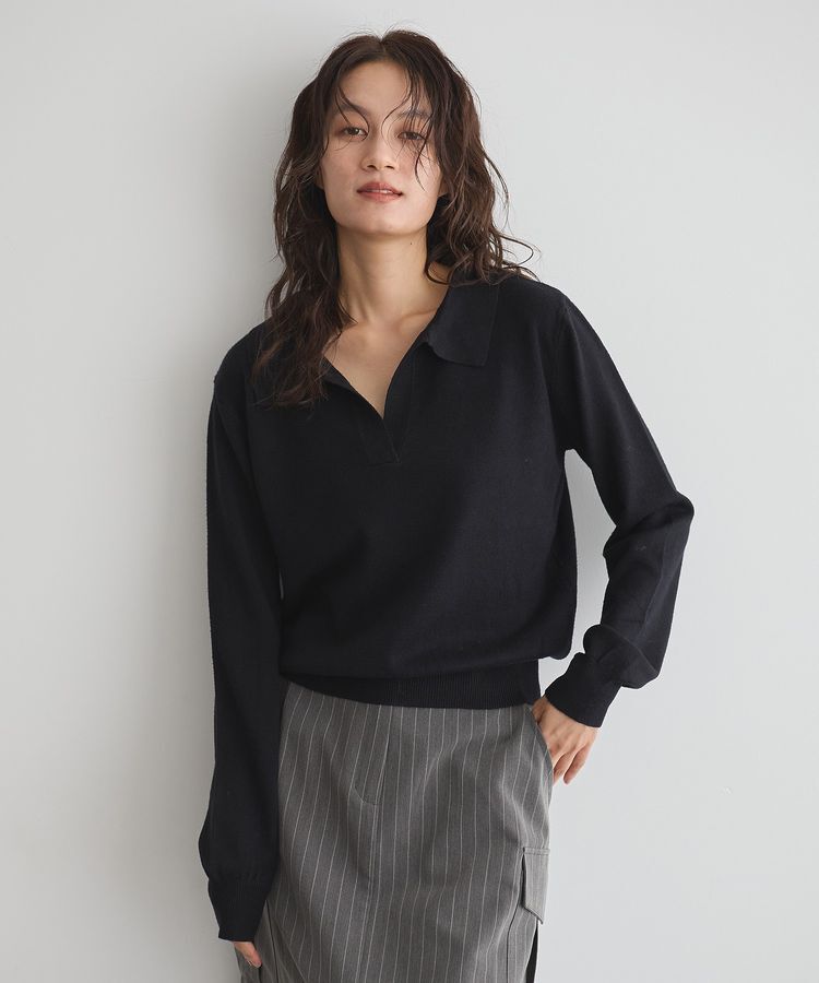 GARAGE OF GOOD CLOTHING「ポロ襟ニットプルオーバー」|ニット・セーター|