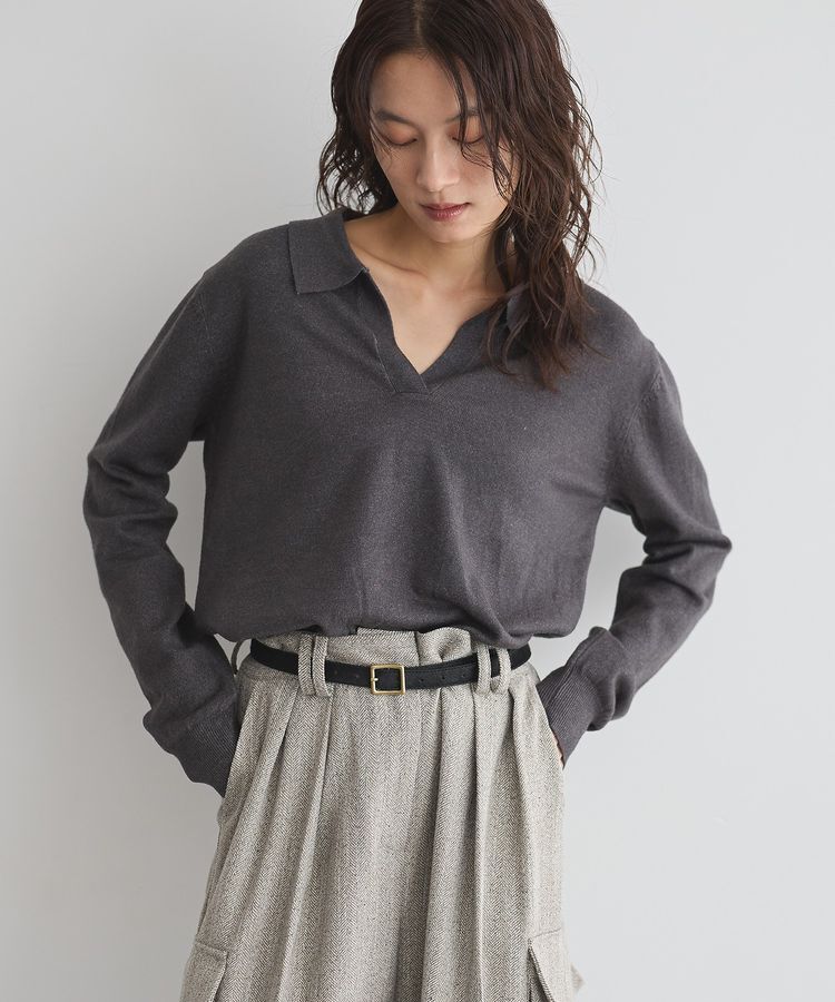 GARAGE OF GOOD CLOTHING「ポロ襟ニットプルオーバー」|ニット・セーター|
