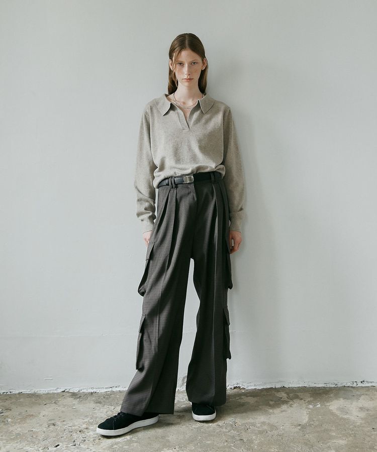 GARAGE OF GOOD CLOTHING「ポロ襟ニットプルオーバー」|ニット・セーター|