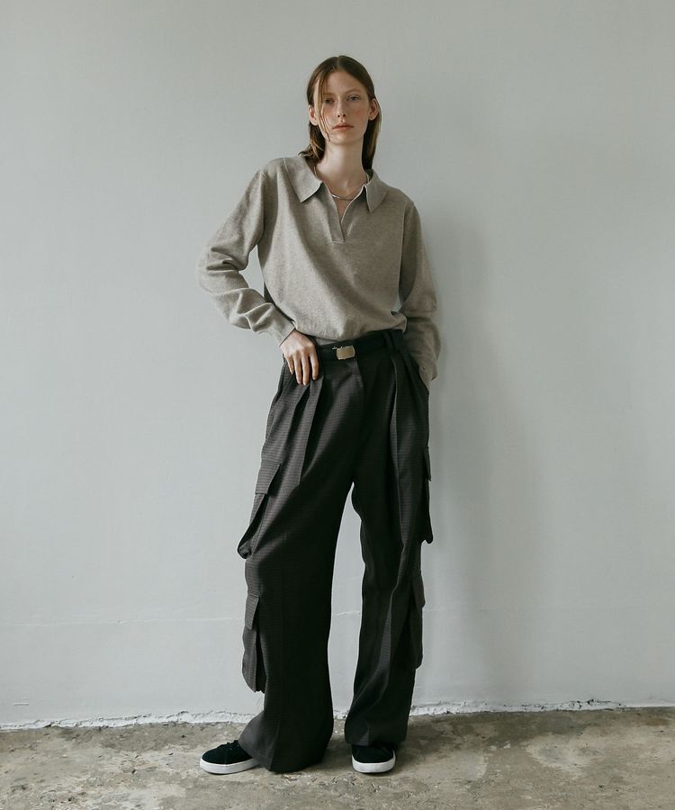 GARAGE OF GOOD CLOTHING「ポロ襟ニットプルオーバー」|ニット・セーター|