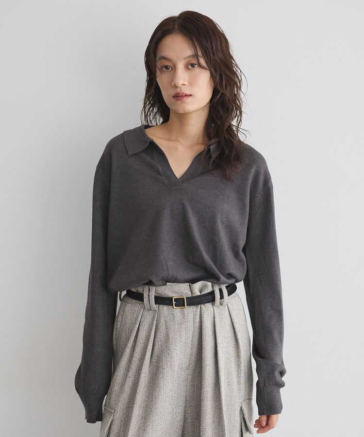 GARAGE OF GOOD CLOTHING「ポロ襟ニットプルオーバー」|ニット・セーター|