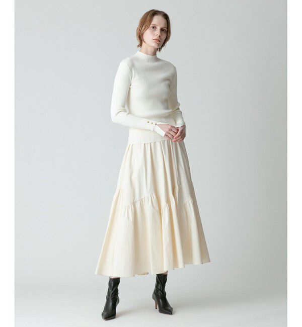 allureville「キリカエリブプルオーバー」|ニット・セーター|