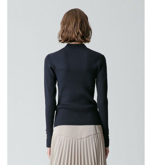 allureville「キリカエリブプルオーバー」|ニット・セーター|