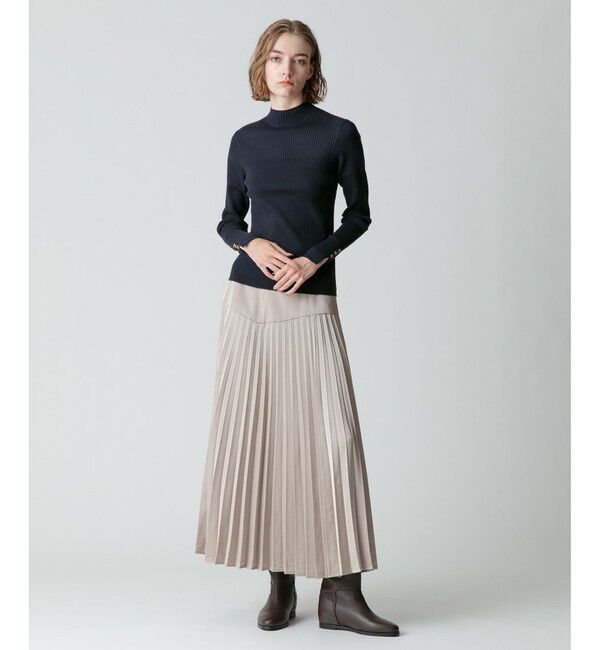 allureville「キリカエリブプルオーバー」|ニット・セーター|