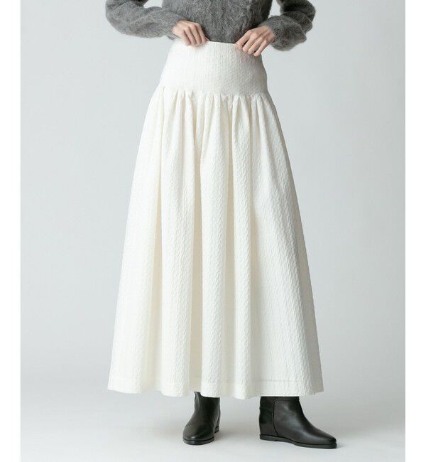 allureville「ラメジャガードスカート」|スカート|