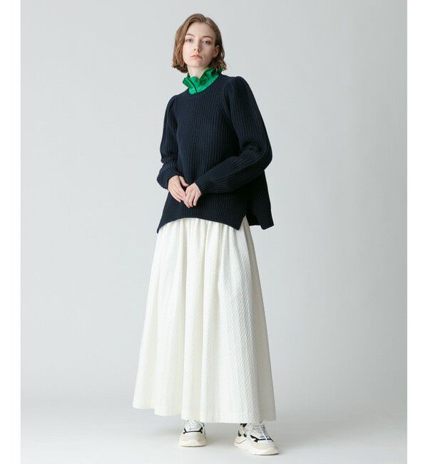 allureville「ラメジャガードスカート」|スカート|