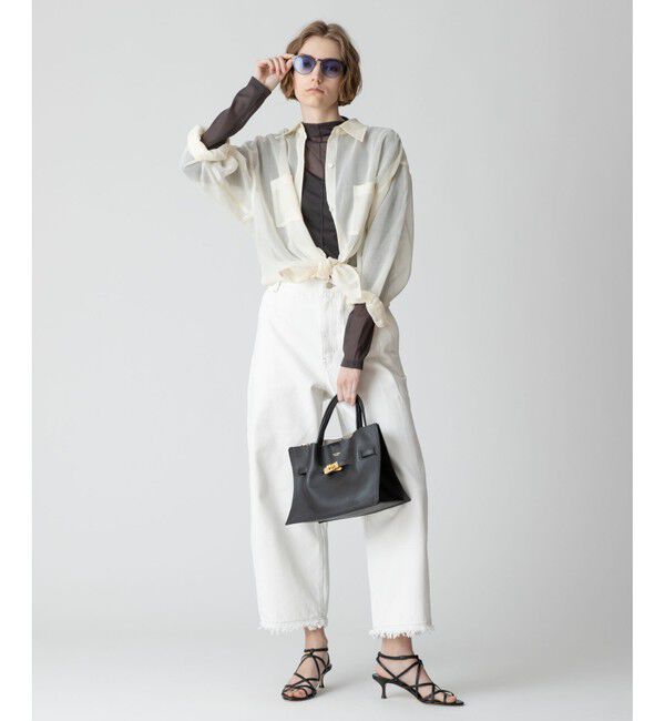 allureville「オーガンジーシアーシャツ」|シャツ・ブラウス|