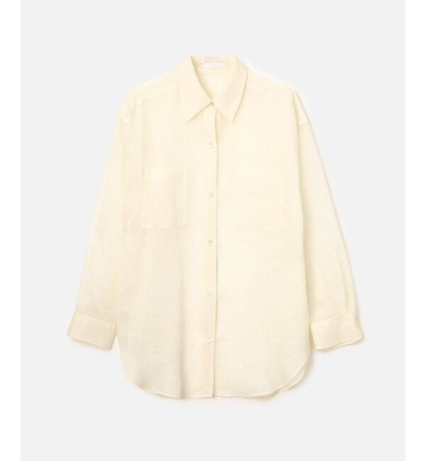 allureville「オーガンジーシアーシャツ」|シャツ・ブラウス|