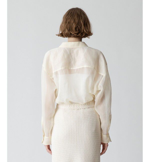 allureville「オーガンジーシアーシャツ」|シャツ・ブラウス|