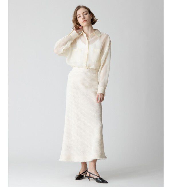 allureville「オーガンジーシアーシャツ」|シャツ・ブラウス|