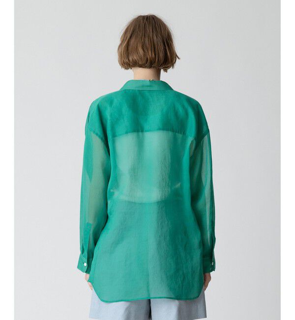 allureville「オーガンジーシアーシャツ」|シャツ・ブラウス|