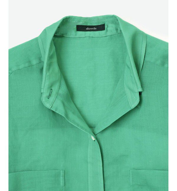 allureville「オーガンジーシアーシャツ」|シャツ・ブラウス|