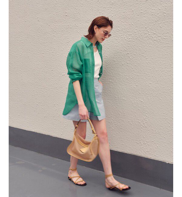 allureville「オーガンジーシアーシャツ」|シャツ・ブラウス|