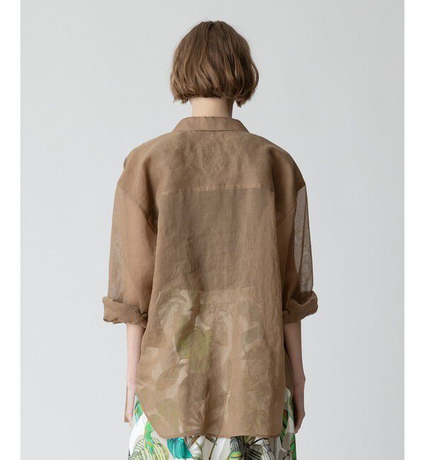 allureville「オーガンジーシアーシャツ」|シャツ・ブラウス|