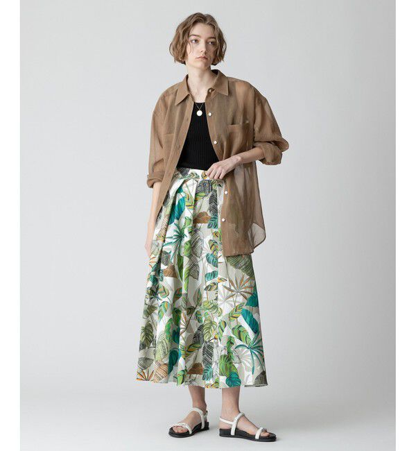 allureville「オーガンジーシアーシャツ」|シャツ・ブラウス|