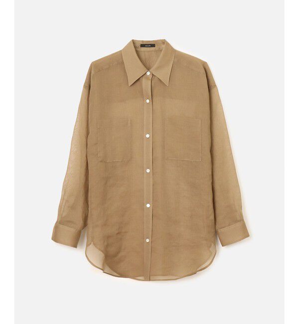 allureville「オーガンジーシアーシャツ」|シャツ・ブラウス|