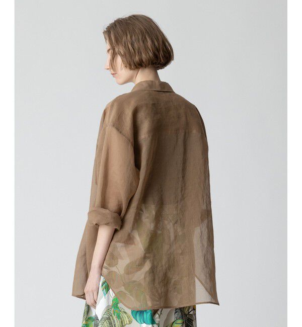 allureville「オーガンジーシアーシャツ」|シャツ・ブラウス|